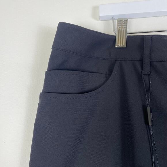 Sene Pants Men 42 Black Transit FlexTech Chino Performance 5 Pocket 42x32 - Picture 4 of 9